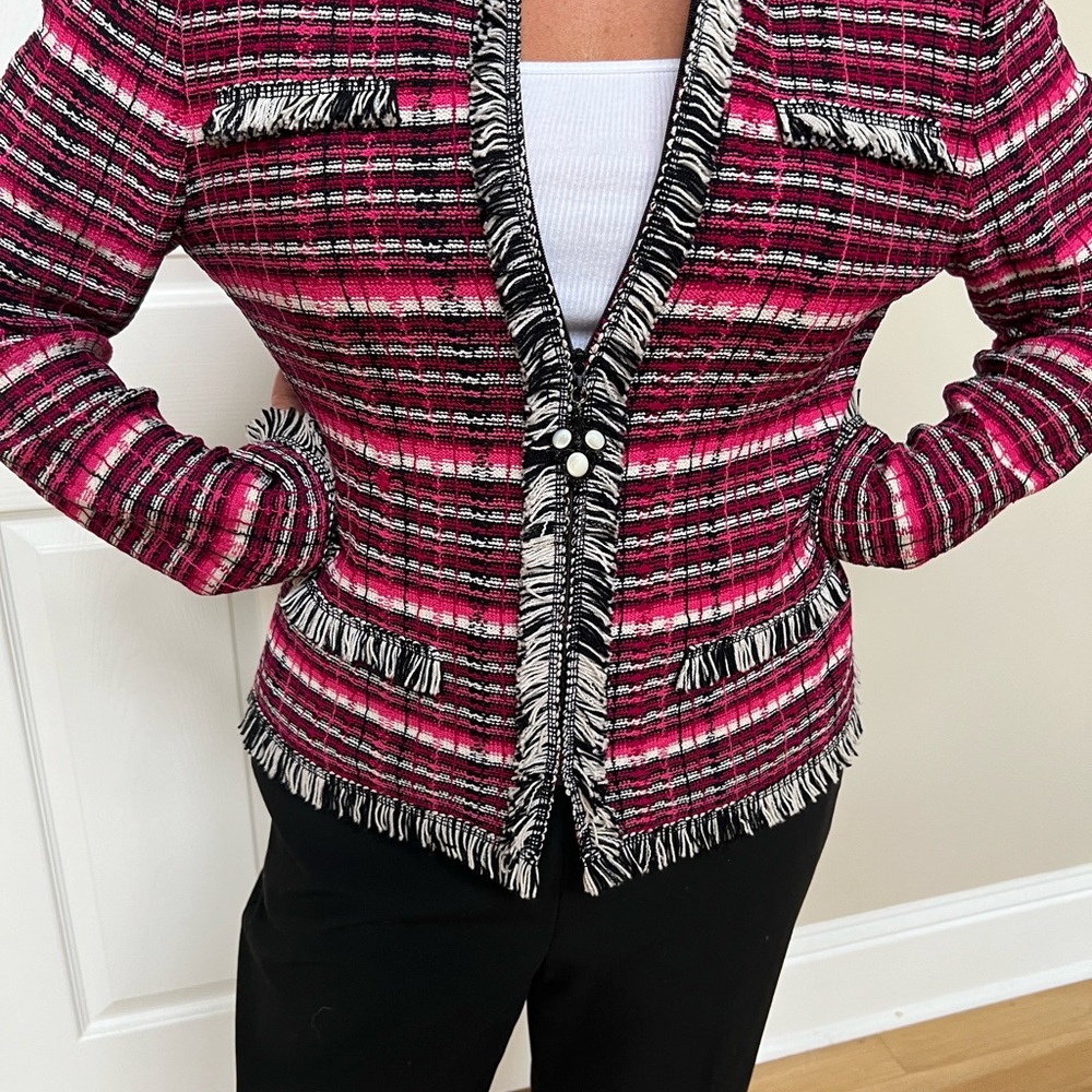 St. John tweed crop jacket